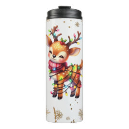 Little Deer - Holiday Lights Thermosbecher