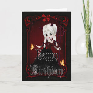 Little Devil 2 gothique Bonne carte d'anniversaire