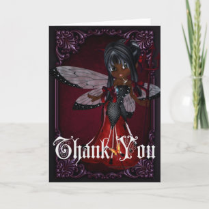 Little Devil Ladybug Design 4 Dankeschön Card Dankeskarte