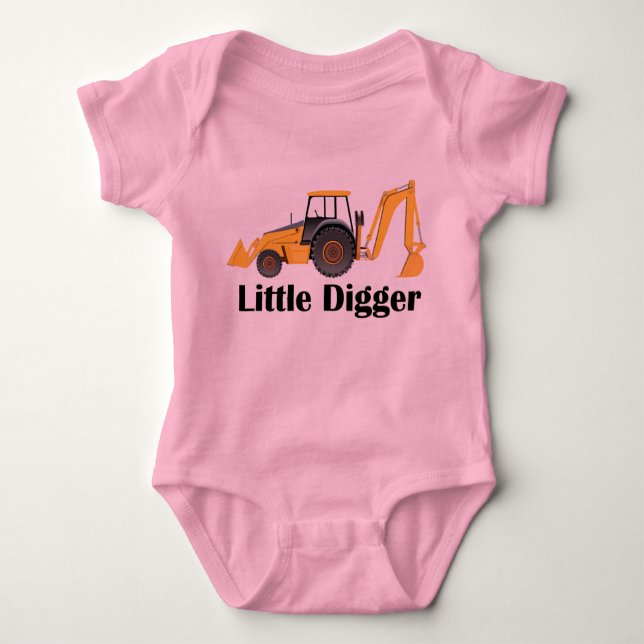 Little Digger - Baby Jersey Bodysuit Baby Strampler (Vorderseite)