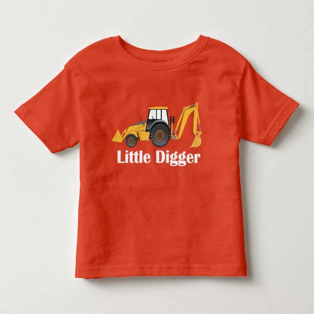 Little Digger - Kleinkind Fine Jersey T - Shirt  (Vorderseite)