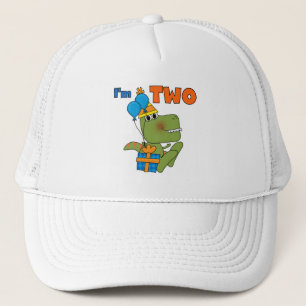 Little Dino 2. Geburtstag Tshirts und Geschenke Truckerkappe