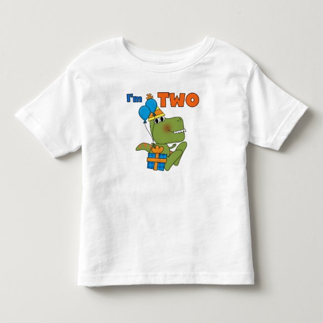 Little Dino 2e Anniversaire Tshirts et cadeaux (Devant)