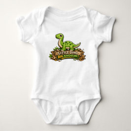 🦕✨ “Little Dino, Big Adventure!”👶💚 Baby Strampler
