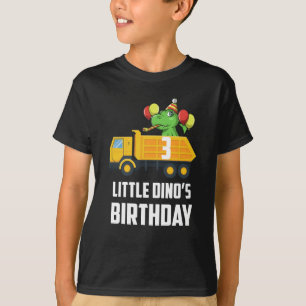 Little Dino Geburtstag, 3 Jahre alt Junge Geschenk T-Shirt