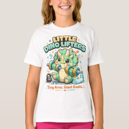 Little Dino Lifters 8KG | Kleine Arme, große Ziele T-Shirt