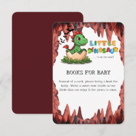 Little Dinosaur Is on the Way Books for Baby Begleitkarte