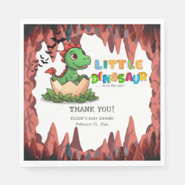 Little Dinosaur Is on the Way Serviette