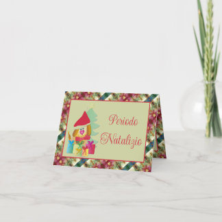 Little Dog Festive Feiertagskarte