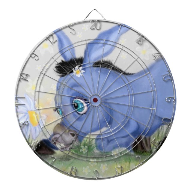 Little Donkey und Daisy Dart Board Dartscheibe (vorne)