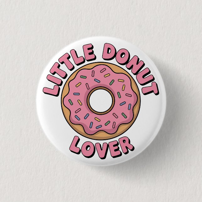 Little Donut Lover | Kinder Button (Vorderseite)