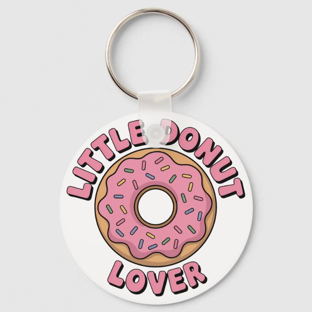 Little Donut Lover | Kinder Schlüsselanhänger (Vorderseite)