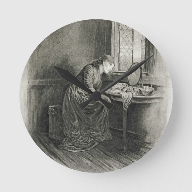 Little Dorrit von 'Charles Dickens: Ein Klatsch ab Runde Wanduhr (Vorderseite)