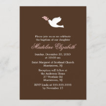 Little Dove Girl Christening and Baptisse