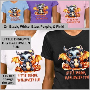 Little Dragon Baby, Big Halloween Fun, Pumpkins T-Shirt