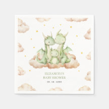 Little Dragon Baby Shooting Paper Napkin