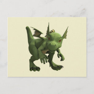 Little Dragon Postkarte