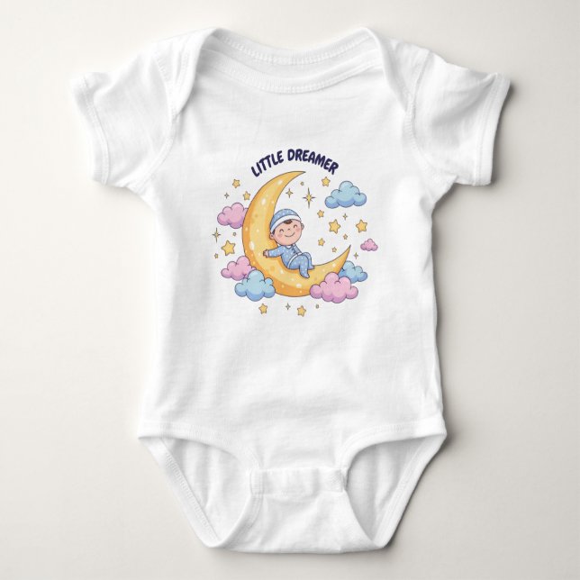 Little Dreamer Baby Bodysuit Strampler (Vorderseite)