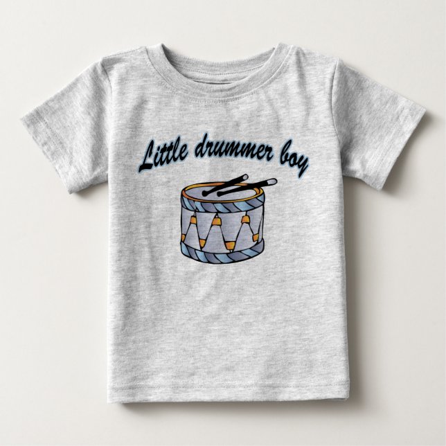 little drummer boy baby t-shirt (Vorderseite)