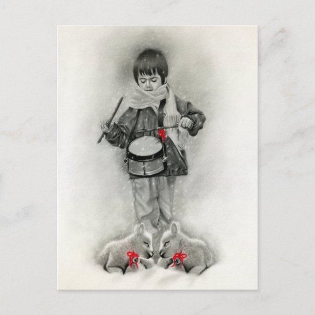 Little Drummer Boy Postcard Postkarte (Vorderseite)
