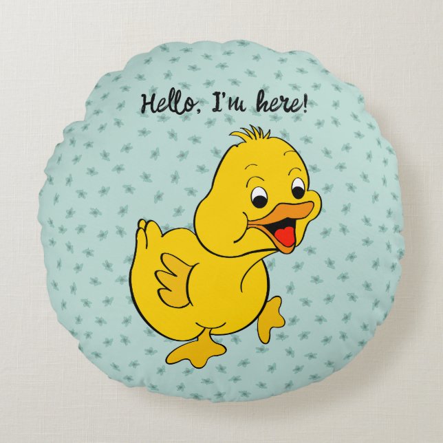 "Little Duck" Baby Kissen (Vorderseite)