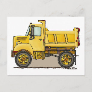 Little Dump Truck Post Card Postkarte