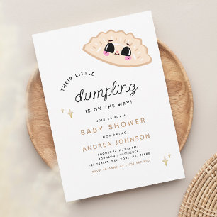 Little Dumpling Kawaii Gender Neutral Baby Duwer Einladung