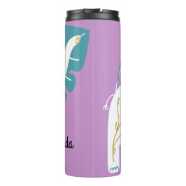 Little Elephant Boho Individuelle Name Thermosbecher
