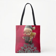Little Elf Christmas Tote Bag