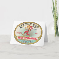 Little Elf Mayonnaise - Vintages Etikett