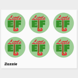 Little Elf Runder Aufkleber