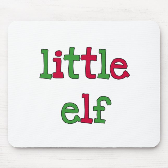 Little Elf T - Shirt und Geschenke Mousepad (Vorne)