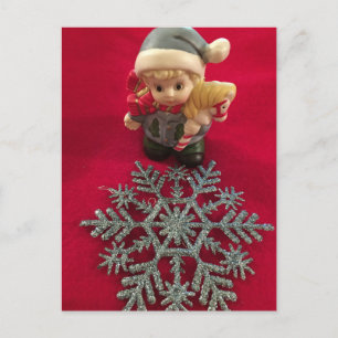 Little Elf ~ Weihnachten Postkarte