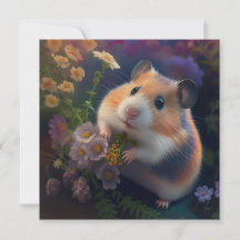 Little Explorer Hamster-Flachkarte