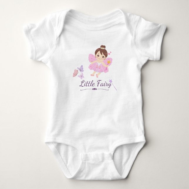 Little Fairy Baby Bodysuit Baby Strampler (Vorderseite)