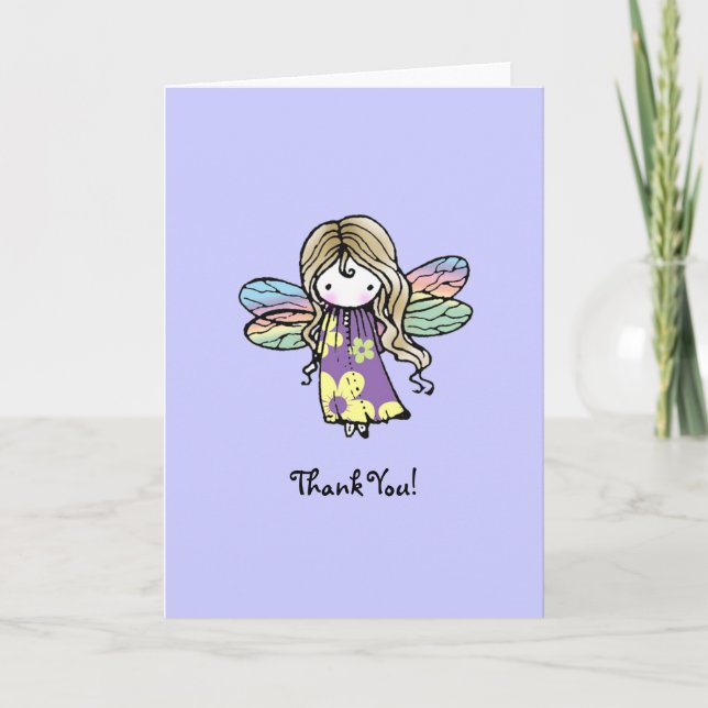 Little Fairy Danke-Card Dankeskarte (Vorderseite)