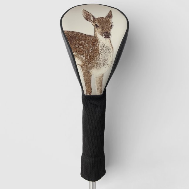 Little Fawn Golf Headcover (Vorderseite)