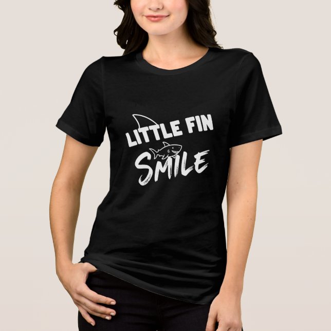 LITTLE FIN SMILE Tri-Blend SHIRT (Vorderseite)