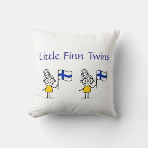 Little Finn Twins Pillow- Girls Kissen