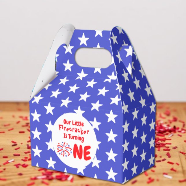 Little Firecracker 1. Geburtstag Geschenkschachtel (Von Creator hochgeladen)