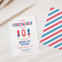 Little Firecracker 4. Juli 1. Geburtstag Party