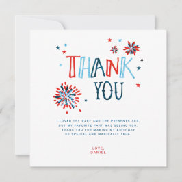 Little Firecracker 4. Juli Dankeschön Karte