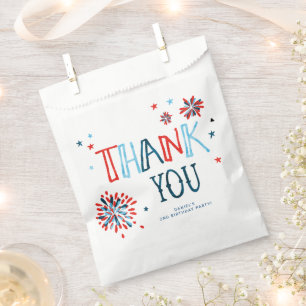 Little Firecracker 4. Juli Geburtstagspartei Geschenktütchen