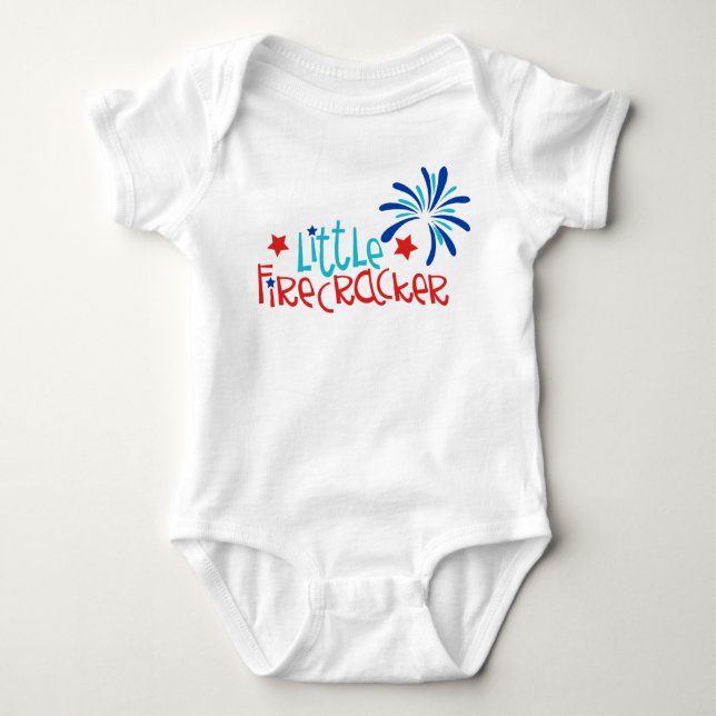 Little Firecracker Baby Strampler (Vorderseite)