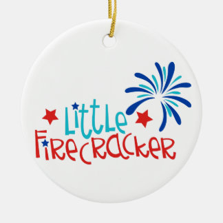 Little Firecracker Keramik Ornament