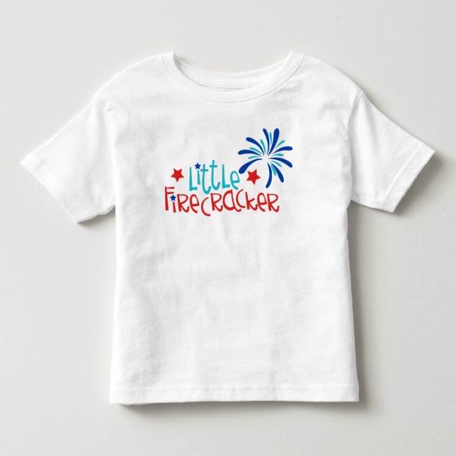 Little Firecracker Kleinkind T-shirt (Vorderseite)