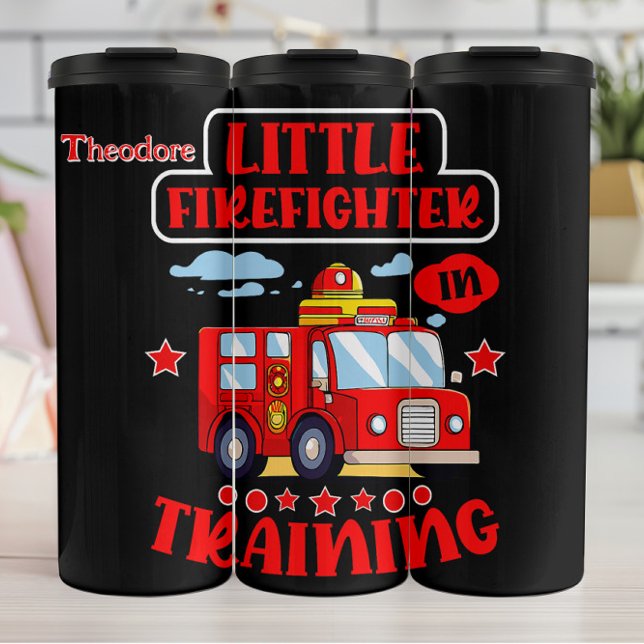 Little Firefighter Training Vehicle Thermosbecher (Von Creator hochgeladen)