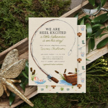 Little Fisherman Adventure Watercolor Baby Shower