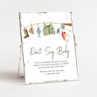 Little Fisherman Baby Shower Say Baby nicht