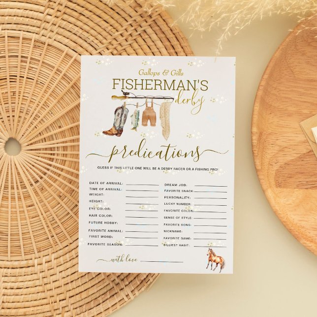 Little Fisherman Derby Baby Shower Predictions Car (Von Creator hochgeladen)
